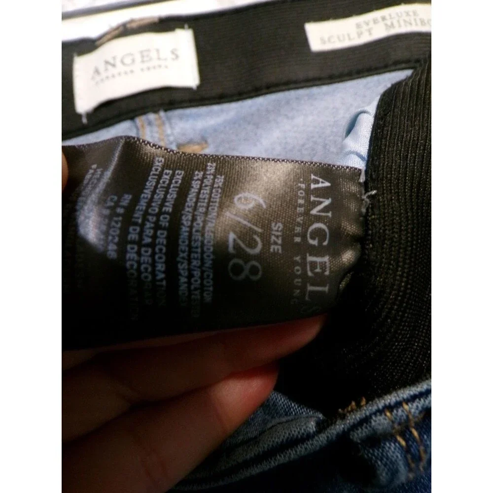 Angels Forever Young Women's Jeans Size 28 Blue Everluxe Sculpt Miniboot